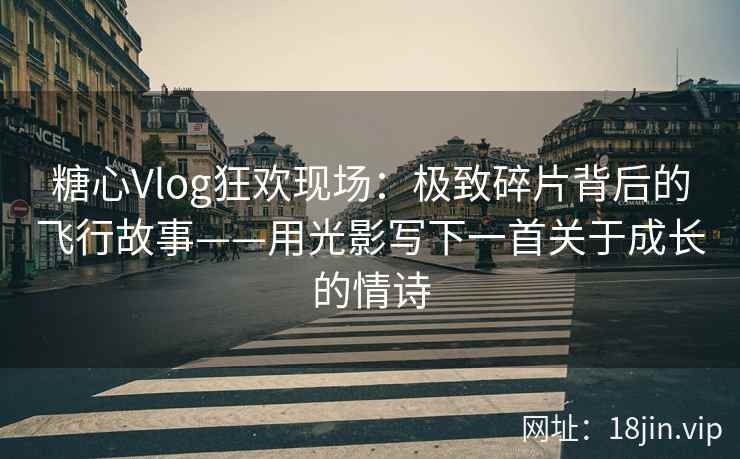 糖心Vlog狂欢现场：极致碎片背后的飞行故事——用光影写下一首关于成长的情诗