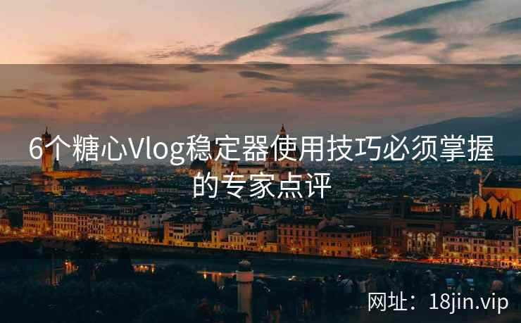 6个糖心Vlog稳定器使用技巧必须掌握的专家点评
