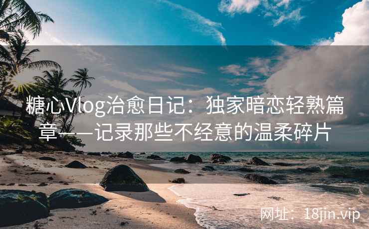 糖心Vlog治愈日记：独家暗恋轻熟篇章——记录那些不经意的温柔碎片